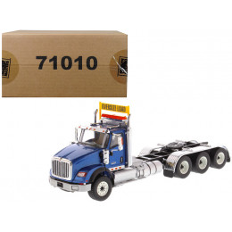 International HX620 Day Cab Tridem Tractor Blue 1/50 Diecast Model by Diecast Masters