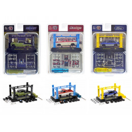 Model Kit 3 piece Car Set Release 65 Limited Edition to 9600 pieces Worldwide 1/64 Diecast Model Cars by M2 Machines
