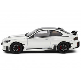 2023 BMW M2 M Performance (G87) Alpine White with Black Top 1/43 Diecast Model Car by Solido