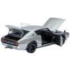 Nissan Skyline 2000GT-R (KPGC110) Tuned Version RHD (Right Hand Drive) Silver Metallic 1/18 Model Car by Autoart