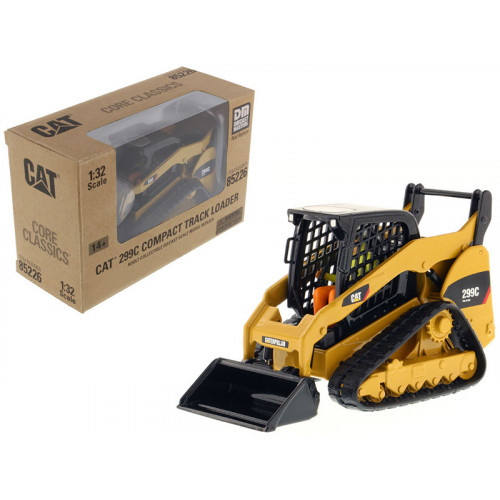 CAT Caterpillar 299C Compact Track Loader with Work Tools and Operator 