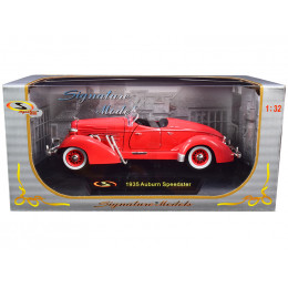 1935 Auburn Speedster Coral Red 1/32 Diecast Model Car by Signature Models
