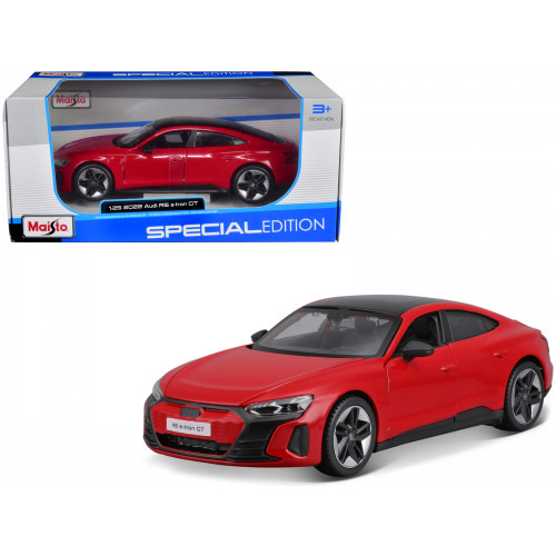 2022 Audi RS e-Tron GT Red with Black Top and Sunroof 
