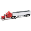 Kenworth W900 Grain Truck Red and White