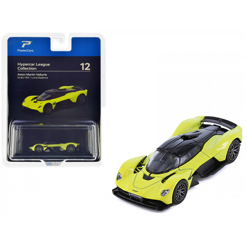 Aston Martin Valkyrie Lime Essence Yellow Metallic with Black Top 