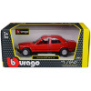 Mercedes-Benz 190 E 2.6 Red 1/24 Diecast Model Car by Bburago