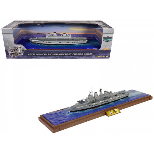 British HMS Invincible (R05) Aircraft Carrier Waterline Edition 