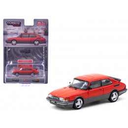 Saab 900 Turbo Red with Tarmac Cards 