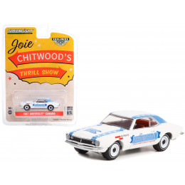 1967 Chevrolet Camaro White with Blue Stripes 
