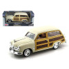 1949 Ford Woody Wagon Beige 1/24 Diecast Model Car by Motormax