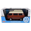 Volkswagen Type 2 (T3) Camper Van Brown Metallic with Cream Top 1/24 Diecast Model Car by Motormax