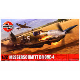 Level 1 Model Kit Messerschmitt Bf109E-4 Fighter Aircraft 1/72 Plastic Model Kit by Airfix