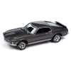 1969 Ford Mustang Mach I Gray Metallic with Black Stripes