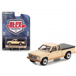 1983 Chevrolet S-10 Durango Pickup Truck Tan with Brown Stripes and Black Bed Cover 