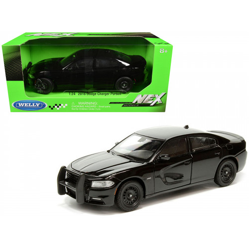 2016 Dodge Charger Pursuit Police Interceptor Black Unmarked 