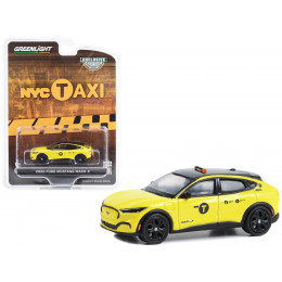 2022 Ford Mustang Mach-E Yellow with Black Top 