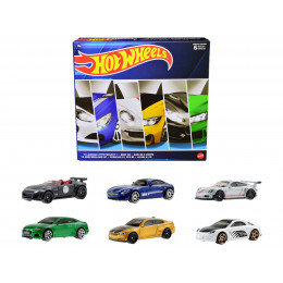 'European Theme' 6 piece Set Diecast Model Cars by Hot Wheels