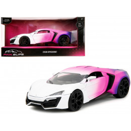 Lykan Hypersport White Pink and Purple Gradient 