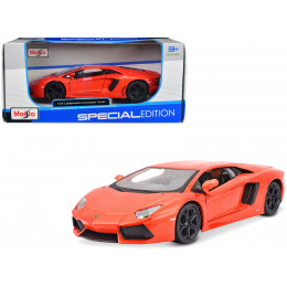 Lamborghini Aventador LP700-4 Orange 1/24 Diecast Model Car by Maisto