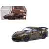992 Stinger GTR Brown Carbon 1/64 Diecast Model Car by Pop Race