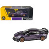 BMW i8 Liberty Walk Twilight Purple Metallic with Gold Wheels 1/64 Diecast Model Car by Paragon Models