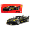 Ferrari FXX-K #44 Black with Yellow Stripes