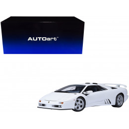Lamborghini Diablo SE30 Jota Impact White 1/18 Model Car by Autoart