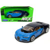 Bugatti Chiron Blue and Dark Blue Two-Tone 