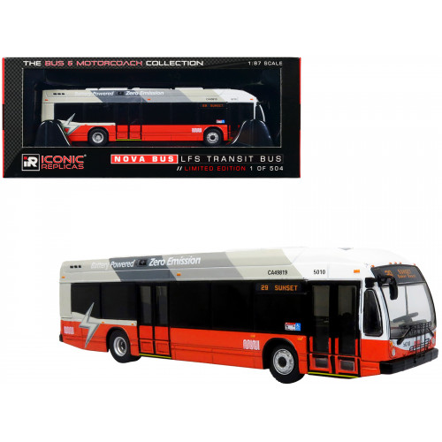Nova Bus LFSe Electric Transit Bus San Francisco MUNI 