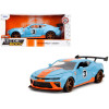 2016 Chevrolet Camaro Widebody #3 Light Blue with Orange Stripes