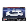 2015 Ford Police Interceptor Utility Plain White 1/43 Diecast Model Car by Motormax