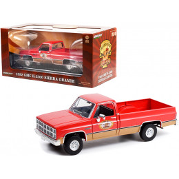 1982 GMC K-2500 Sierra Grande Wideside Pickup Truck with Trailer Hitch Red 