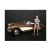 December Bikini Calendar Girl Figurine for 1/18 Scale Models by American Diorama