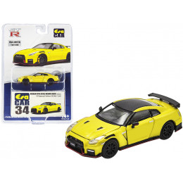 2020 Nissan GT-R (R35) Nismo RHD (Right Hand Drive) Yellow with Carbon Top Limited Edition to 1200 pieces 