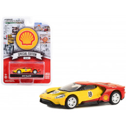 2019 Ford GT #18 Yellow and Red 