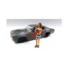 Look Out Girl Monica Figure For 1:24 Scale Diecast Car Models by American Diorama