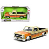 1985 Chevrolet C-10 Pickup Truck Beige with Stripes and Lowenhart Wheels