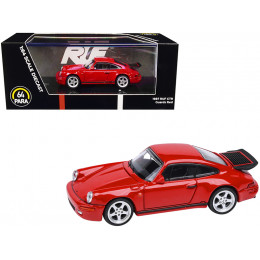 1987 RUF CTR Guards Red 1/64 Diecast Model Car by Paragon Models