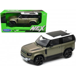 2020 Land Rover Defender Green Metallic with White Top 
