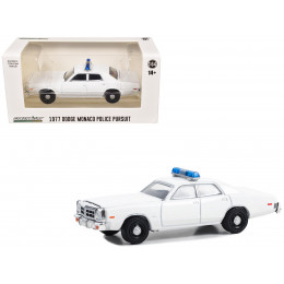 1977-78 Dodge Monaco Police Pursuit White with Light Bar 
