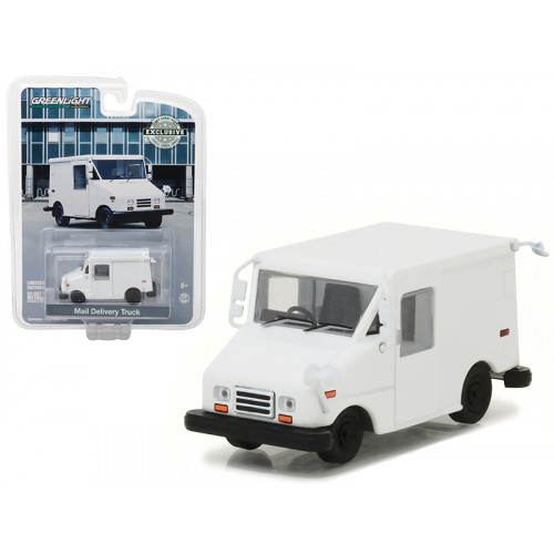 LLV Long Life Mail Delivery Truck Plain White 