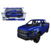 2017 Ford Raptor Pickup Truck Blue Metallic 1/24 Diecast Model Car by Maisto