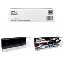 4 Car Acrylic Display Show Case for 1/18 Scale Models by Auto World