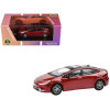 2023 Toyota Prius Supersonic Red Metallic with Black Top and Sun Roof and Sun Roof 1/64 Diecast Model Car by Paragon Models