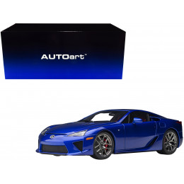 Lexus LFA Pearl Blue Metallic 1/18 Model Car by Autoart