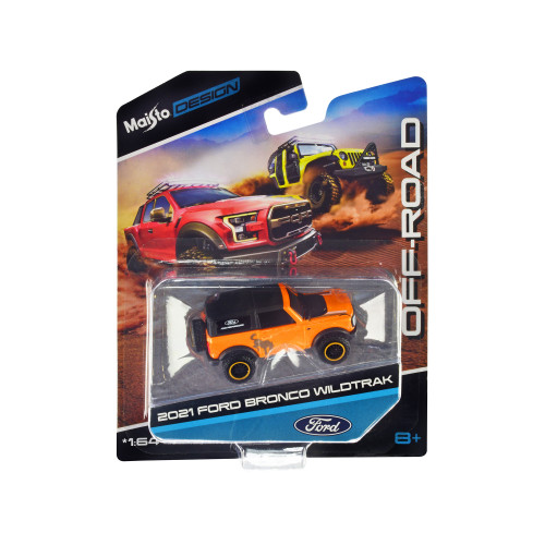 2021 Ford Bronco Wildtrak Orange Metallic with Black Top 