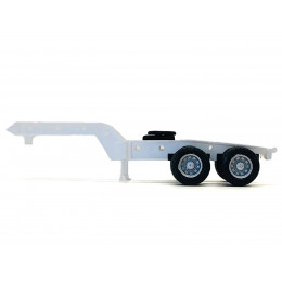 2-Axle Heavy Equipment Jeep White 1/87 (HO) Plastic Model by Promotex