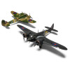 Level 2 Model Kit Bristol Blenheim Mk.IF Aircraft with 2 Scheme Options 1/72 Plastic Model Kit by Airfix