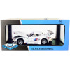 BMW Z4 GT3 #1 White and Silver 1/24 Diecast Model Car by Optimum Diecast