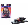 1969 Ford Mustang NHRA Funny Car Black Metallic with Red Stripes and Graphics Limited Edition to 3762 pieces Worldwide 1/64 Diecast Model Car by M2 Machines